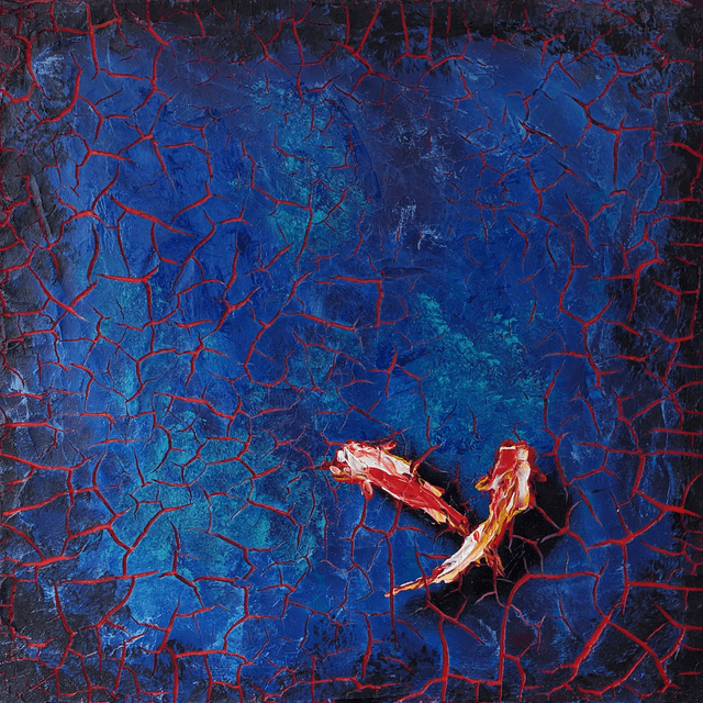 a leap of faith 46x46cm £400