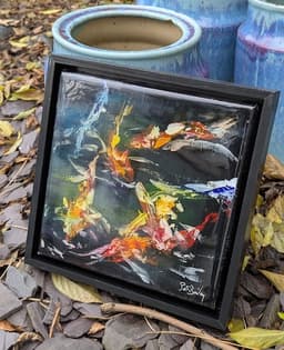 Dancing in the Silence 1 20x20cm image 1