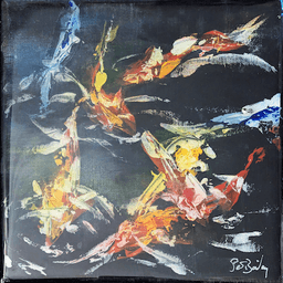 Dancing in the Silence 1 20x20cm image 0