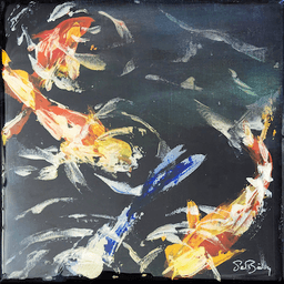 Dancing in the Silence 2 20x20cm image 0