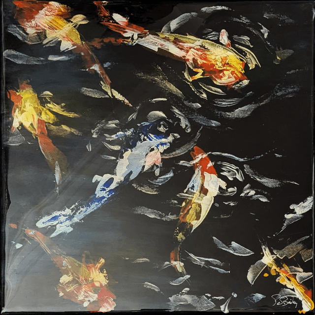 Dancing in the Silence 4 40x40cm £300
