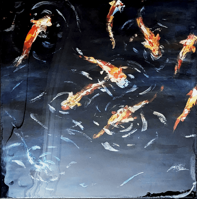 Dancing in the Silence 6 80x80cm £950