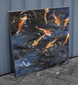 Dancing in the Silence 6 80x80cm image 1