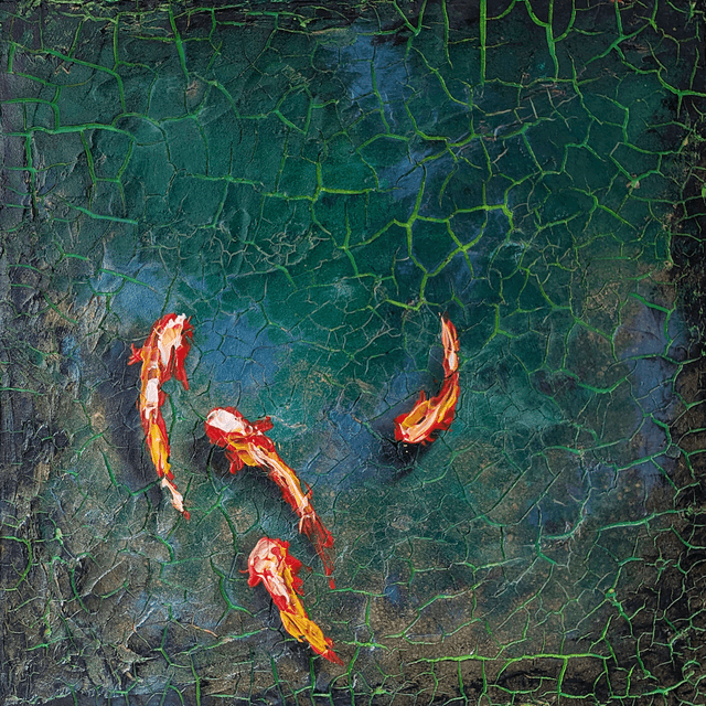 playful glimmer 46x46cm £400