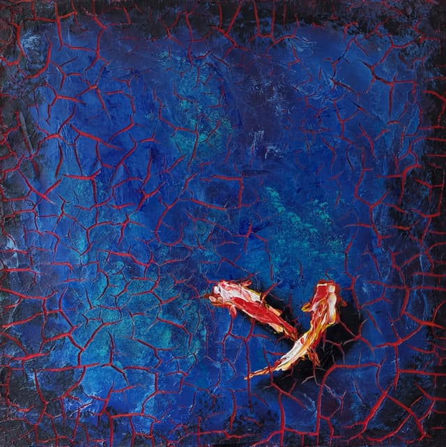a leap of faith 46x46cm £400
