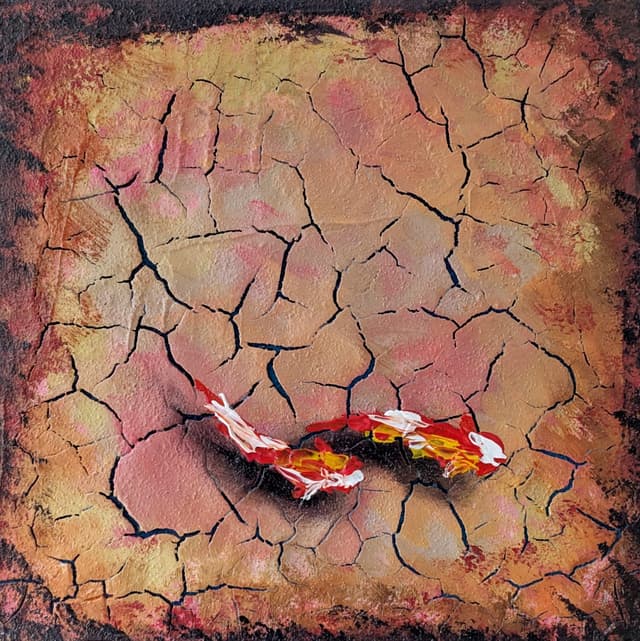 skimming the desert 30x30cm £200