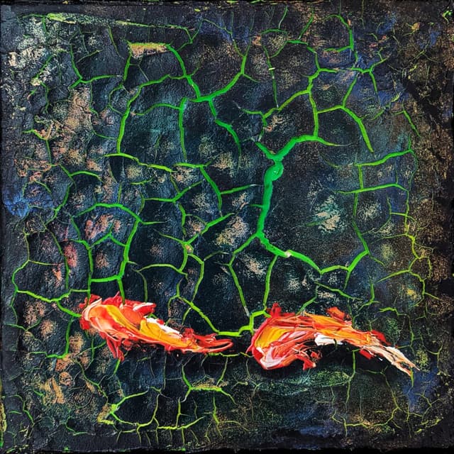 golden seas 30x30cm £200