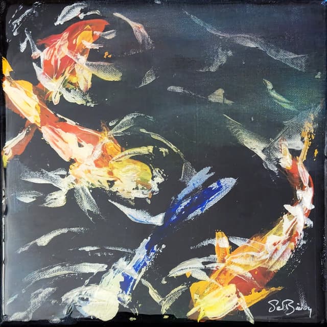 Dancing in the Silence 2 20x20cm £90