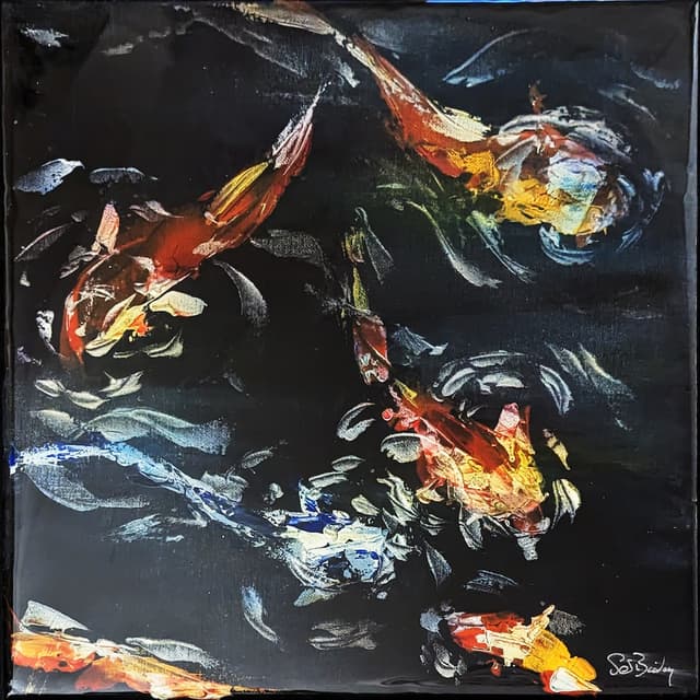 Dancing in the Silence 5 30x30cm £175