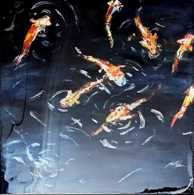 Dancing in the Silence 6 80x80cm £950