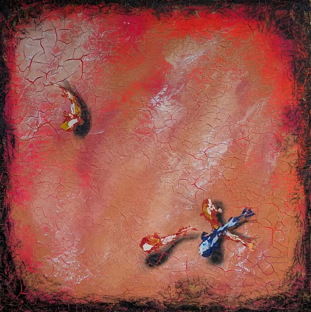 all fun and games 90x90cm £1,550